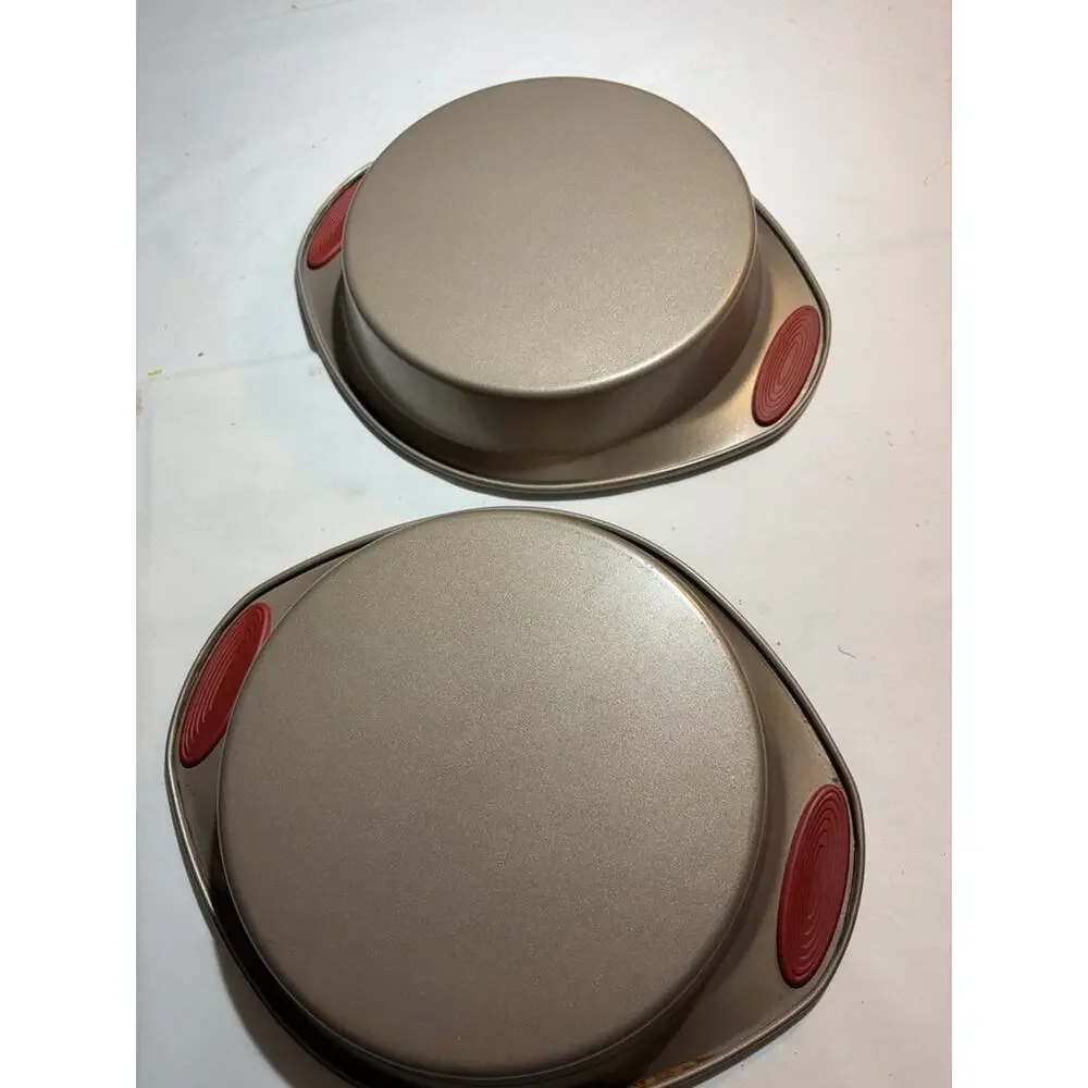 Rachael Ray Nonstick Round Cake Pan Set